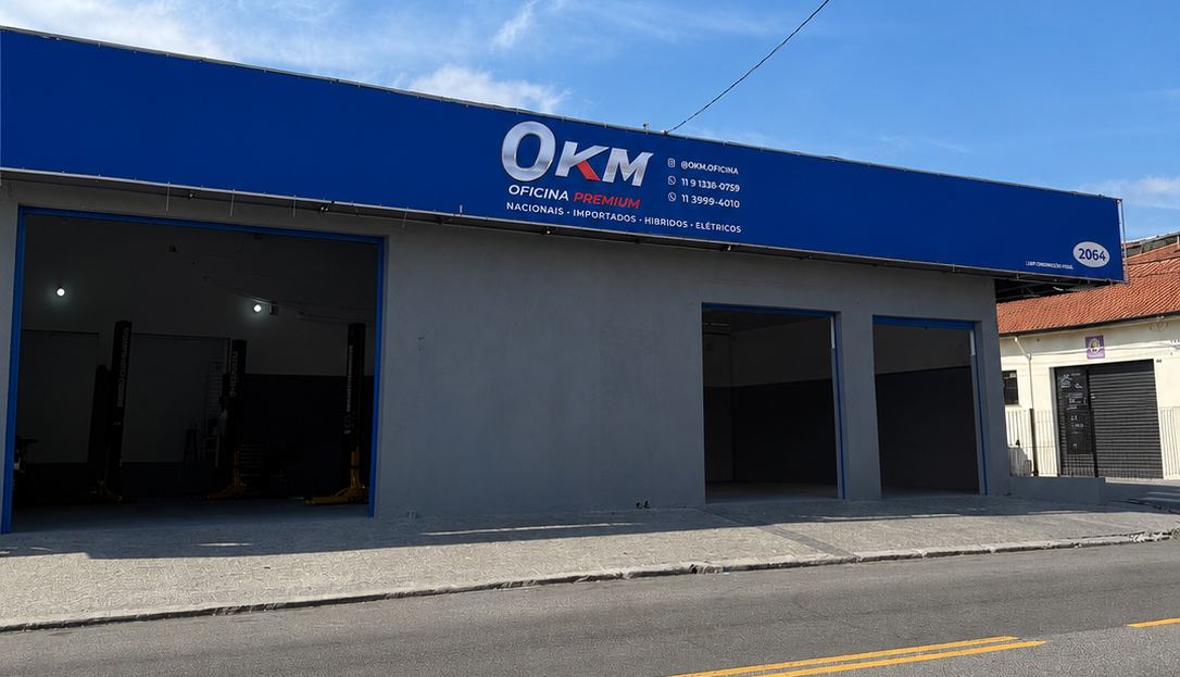 Fachada da 0KM Oficina Premium